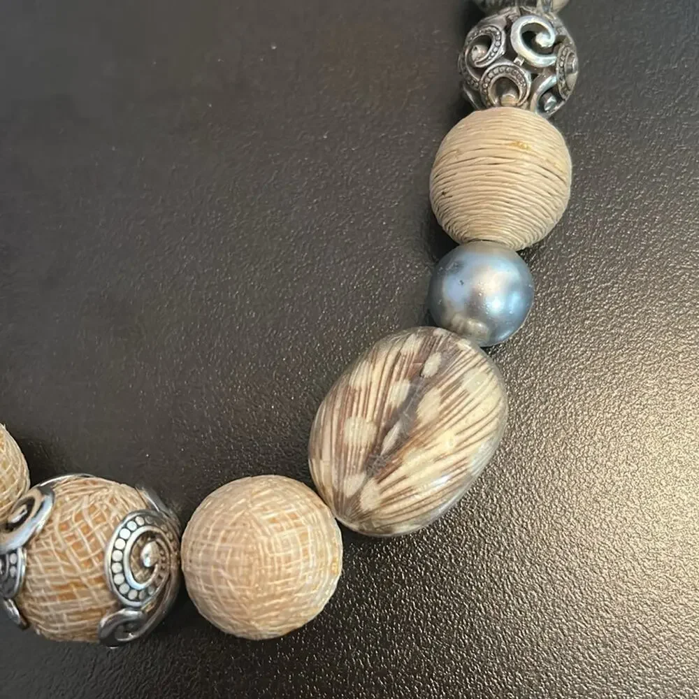 Brighton Natural Instinct Necklace #B78 Long BOHO beaded - Picture 9 of 10